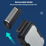 Rasoir électrique rechargeable à tête oscillante