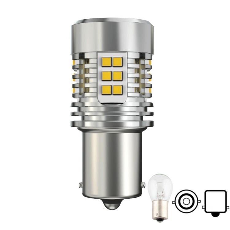 25W Automotive LED Anti-Flicker Decoded Turn Signal Light With Fan, 1156 150 Degree, 1156 180 Degree, T20 / 7440