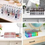 Présentoir à rouge à lèvres transparent en acrylique 36 trous, support de rangement pour parfum et pinceaux de maquillage, YX202