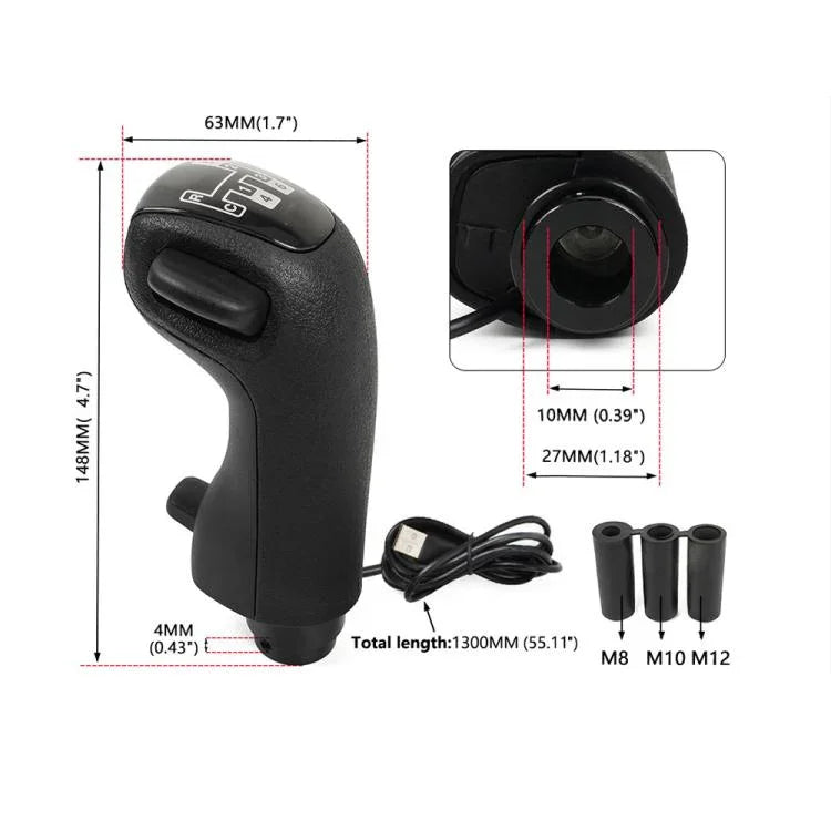 Simulateur de Joystick de Course avec Bouton de Changement de Vitesse Eurogamer pour Logitech G29 / G27 / G25, HB044