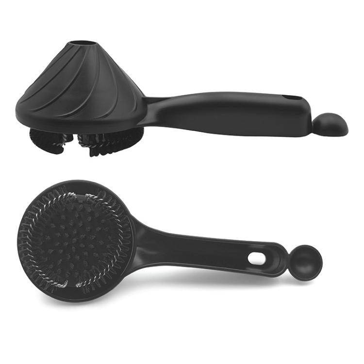 Brosse de nettoyage pour tête de groupe de machine à expresso de 58 mm, conception en entonnoir, brosse à récurer à poils en nylon pour porte-filtre