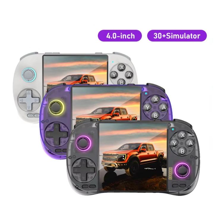 D40Max Console de jeu open-source HD 4 pouces avec WiFi, système Android 10, CPU GE8300, 16G+64G, 16G+128G, 16G+256G