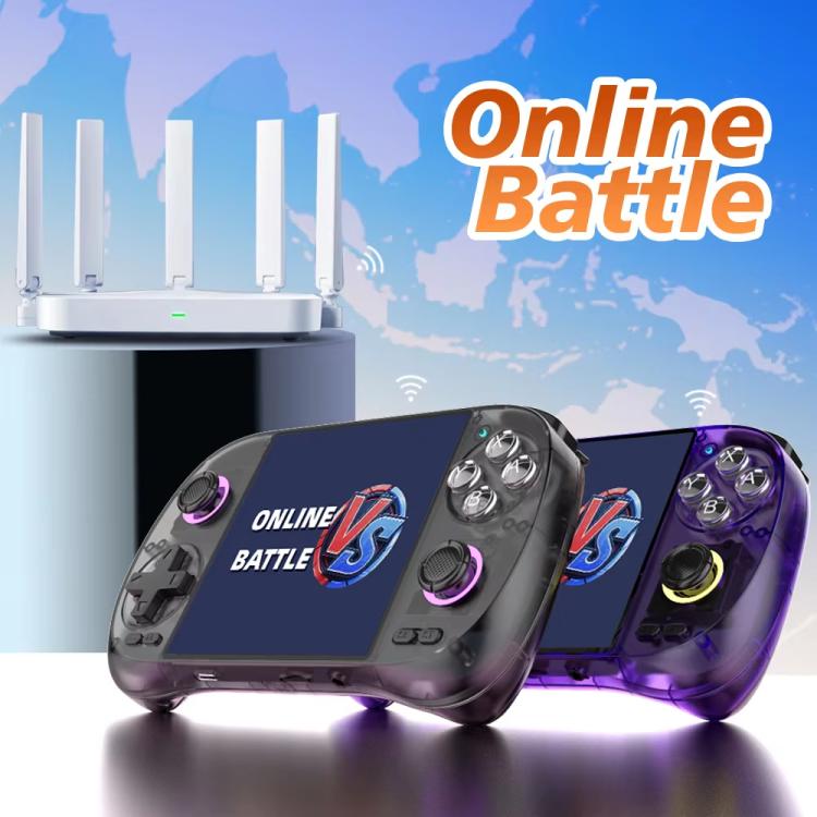 D40Max Console de jeu open-source HD 4 pouces avec WiFi, système Android 10, CPU GE8300, 16G+64G, 16G+128G, 16G+256G