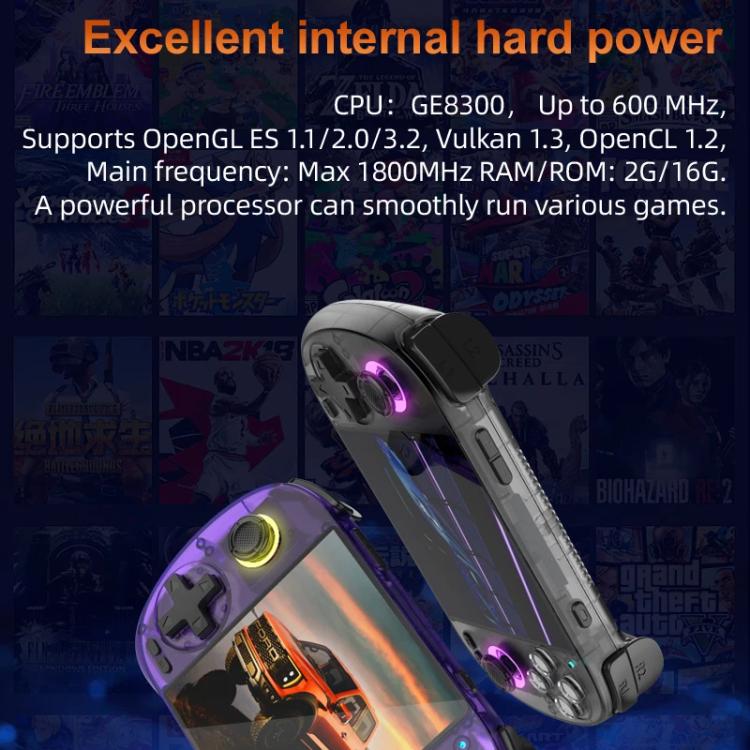 D40Max Console de jeu open-source HD 4 pouces avec WiFi, système Android 10, CPU GE8300, 16G+64G, 16G+128G, 16G+256G