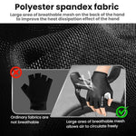 WEST BIKING Gants de cyclisme mi-doigts respirants, antichocs et antidérapants, Tailles M, L, XL, XXL