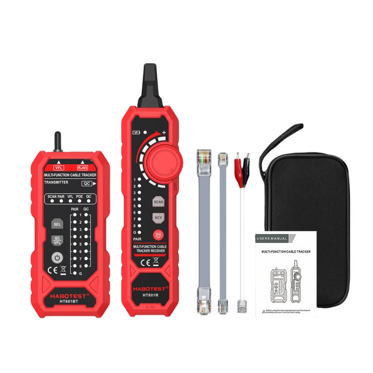 Testeur détecteur de câble réseau multifonction HABOTEST, HT801B