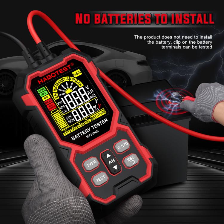 Testeur de durée de vie de batterie de voiture 12/24V HABOTEST
