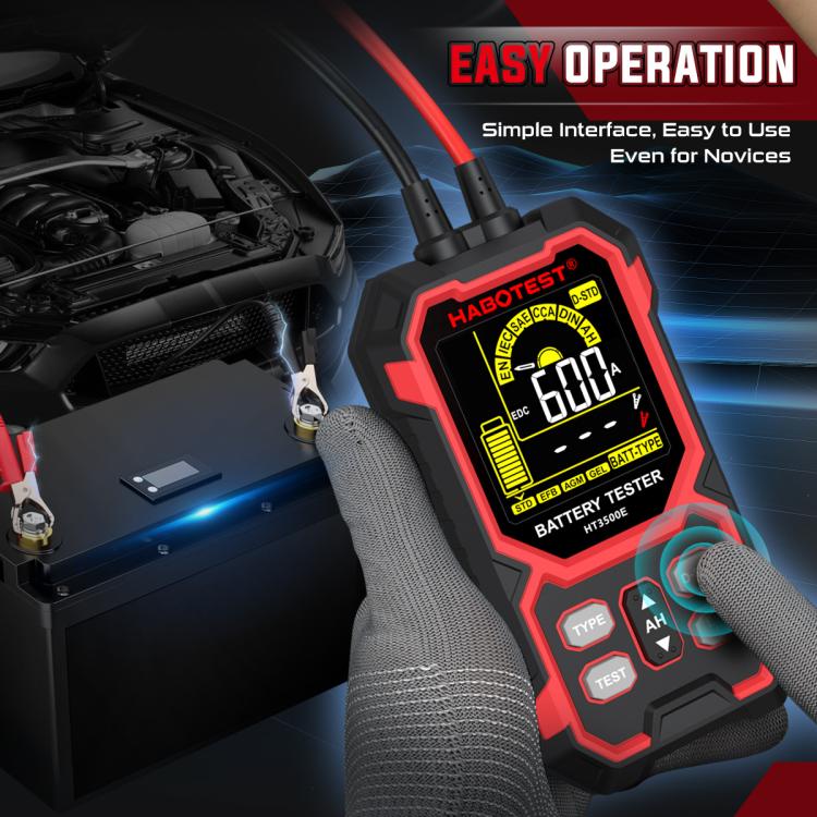 Testeur de durée de vie de batterie de voiture 12/24V HABOTEST
