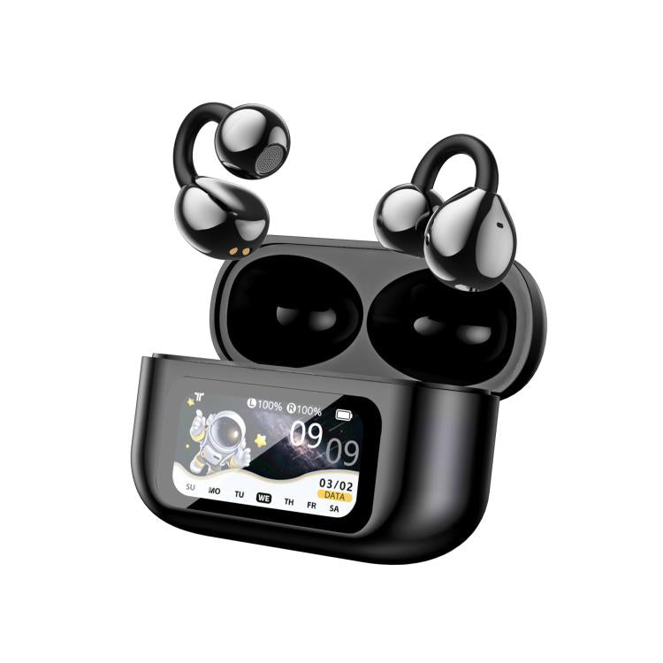 Écouteurs Bluetooth traducteur intelligent AI 150 langues avec compartiment de charge à écran couleur