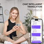 Écouteurs Bluetooth clip sans fil traduction AI 150 langues