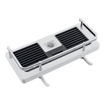 Étagère de tringle de douche, plateau de douche surélevé, support de rangement multifonctionnel pour salle de bain, trou circulaire blanc, trou carré blanc, trou circulaire noir, trou carré noir