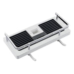 Étagère de tringle de douche, plateau de douche surélevé, support de rangement multifonctionnel pour salle de bain, trou circulaire blanc, trou carré blanc, trou circulaire noir, trou carré noir
