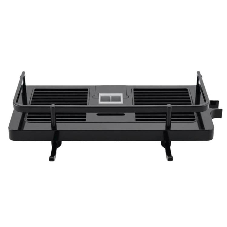 Étagère de tringle de douche, plateau de douche surélevé, support de rangement multifonctionnel pour salle de bain, trou circulaire blanc, trou carré blanc, trou circulaire noir, trou carré noir