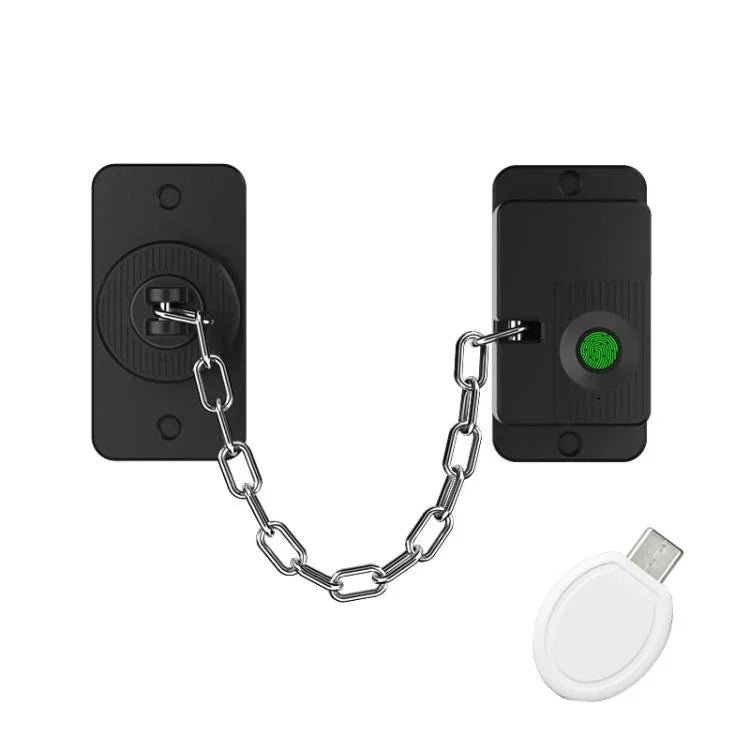 Cadenas intelligent à empreintes digitales avec clé électronique Limiteur d'ouverture de fenêtre pour la sécurité des enfants et des animaux domestiques