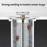 A1 Steel Basket Large Bore Copper Core Drainer Bouncing Core Washbasin 33-55mm Hole Distance Universal Plug Core, Short 8cm, Long 8cm