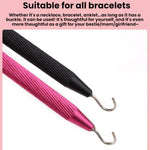 10 crochets pour bijoux, aide au port de bracelet en métal