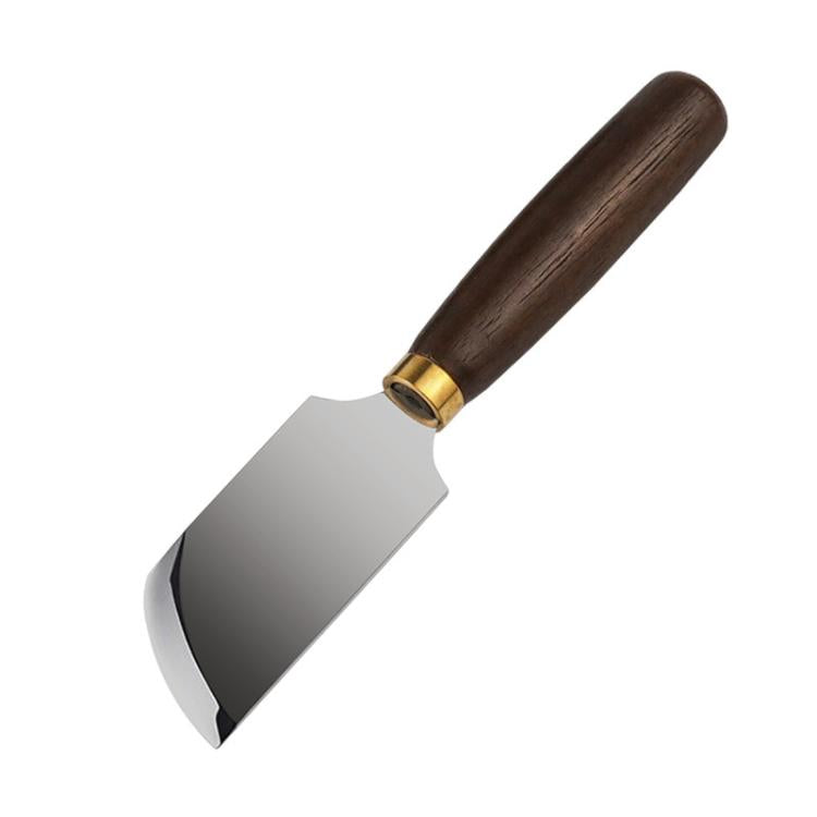 Couteau utilitaire pour amincir et couper le cuir DIY, couteau biseauté, couteau rond, couteau plat