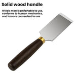 Couteau utilitaire pour amincir et couper le cuir DIY, couteau biseauté, couteau rond, couteau plat