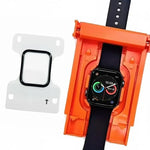 Protection d'écran en verre trempé avec kit d'installation auto-aligné amélioré, pour Apple Watch Series 10/11 46 mm, Apple Watch Series 10/11 42 mm, Apple Watch Series 7/8/9 45 mm, Apple Watch Series 7/8/9 41 mm, Apple Watch Series 6/5/4/SE 44 mm…
