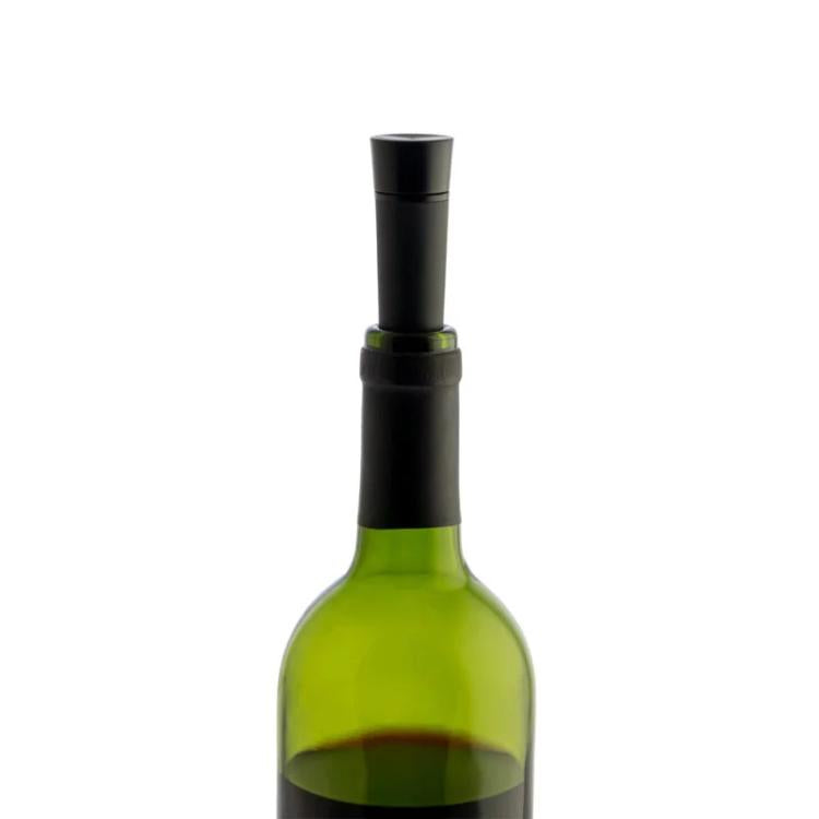 5 Bouchons Vide-Air pour Vin Rouge, Bouchon de Conservation du Vin, Noir