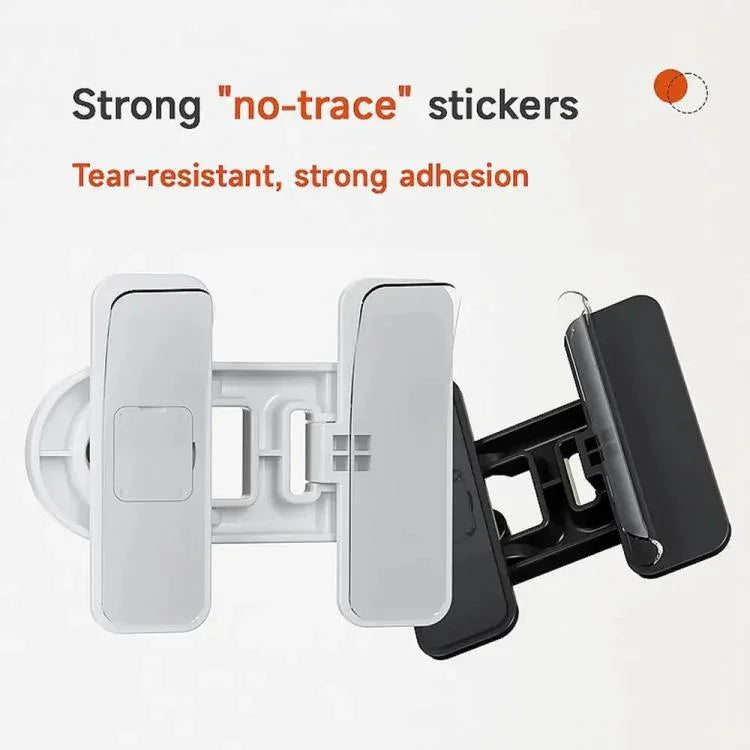 Lot de 2 verrous de réfrigérateur anti-pincement pour enfant, sans perçage
