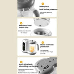 Robot multifonction pour aliments pour bébés avec minuteur entièrement automatique, prise US 110 V, prise EU 220 V, prise UK 220 V