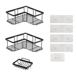 Support de rangement mural sans perçage pour gel douche de salle de bain