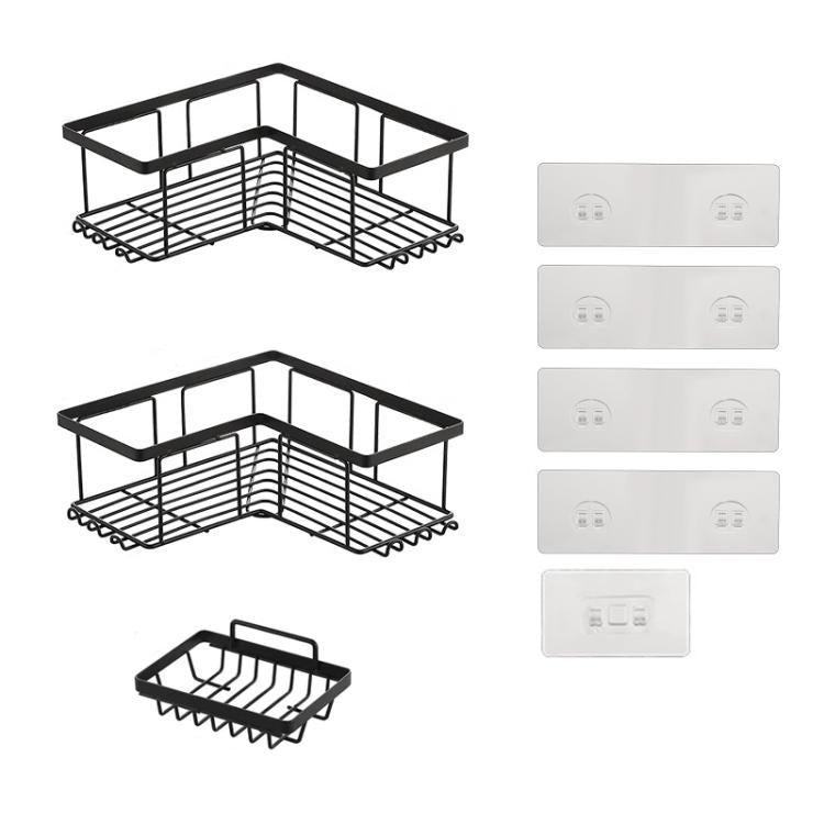 Support de rangement mural sans perçage pour gel douche de salle de bain