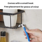 Support de rangement mural sans perçage pour gel douche de salle de bain