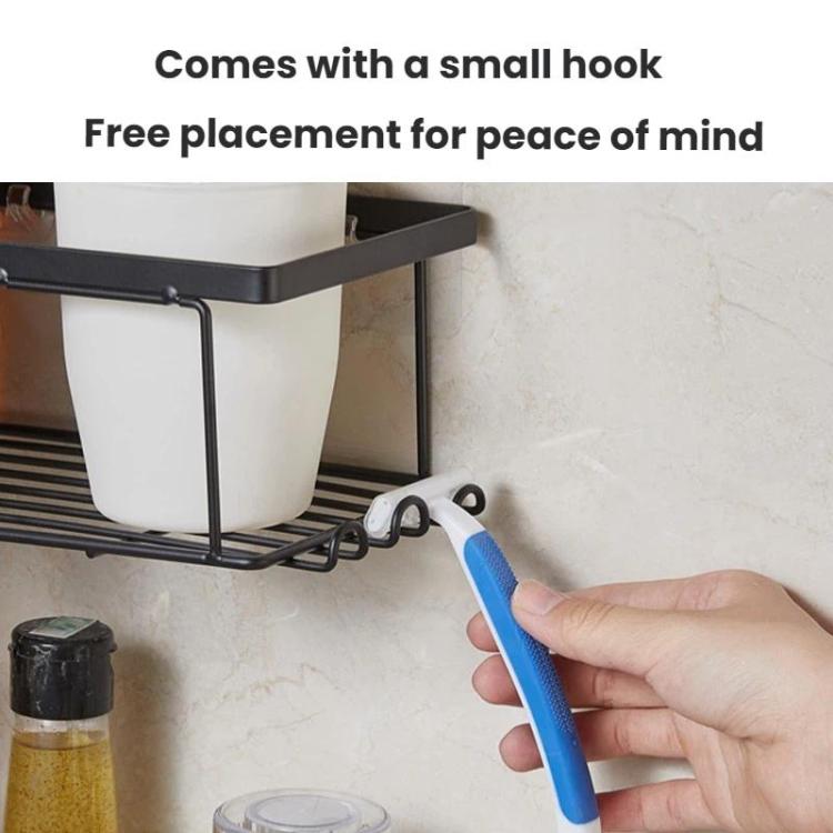 Support de rangement mural sans perçage pour gel douche de salle de bain