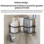 Support de rangement mural sans perçage pour gel douche de salle de bain