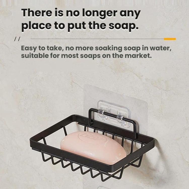 Support de rangement mural sans perçage pour gel douche de salle de bain