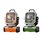 Ventilateur oscillant USB télécommandé portable pour camping