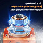 Ventilateur oscillant USB télécommandé portable pour camping