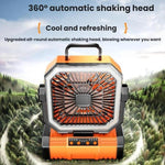 Ventilateur oscillant USB télécommandé portable pour camping