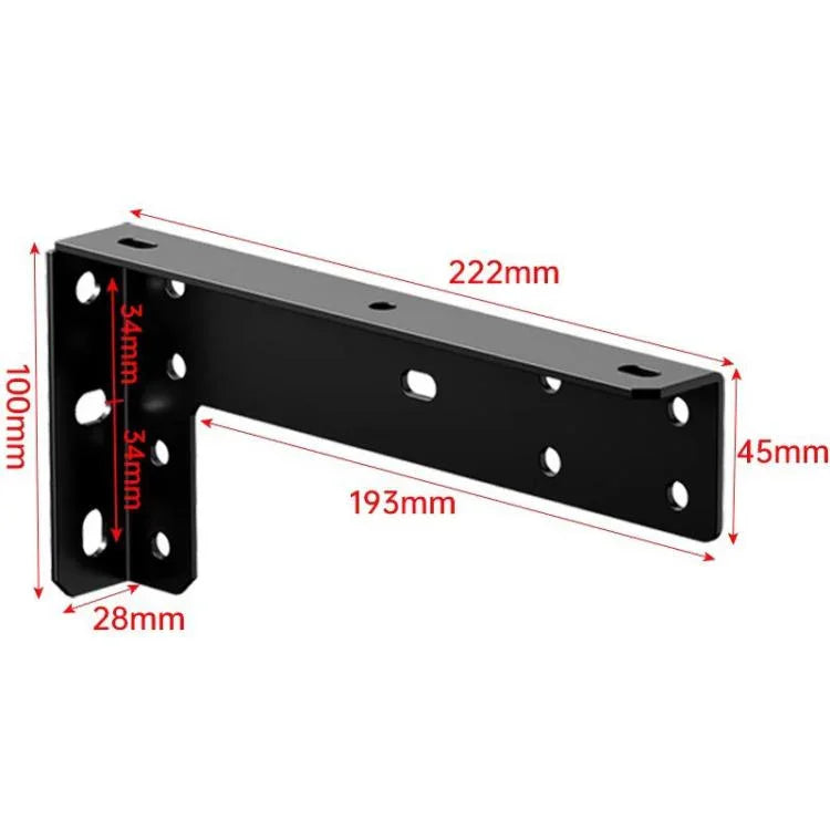 2pcs Support flottant Support de bureau Support mural flottant, Noir 222mm, Noir 282mm, Noir 312mm, Noir 352mm, Noir 432mm, Acier inoxydable 222mm, Acier inoxydable 282mm, Acier inoxydable 312mm, Acier inoxydable 352mm