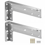 2pcs Support flottant Support de bureau Support mural flottant, Noir 222mm, Noir 282mm, Noir 312mm, Noir 352mm, Noir 432mm, Acier inoxydable 222mm, Acier inoxydable 282mm, Acier inoxydable 312mm, Acier inoxydable 352mm