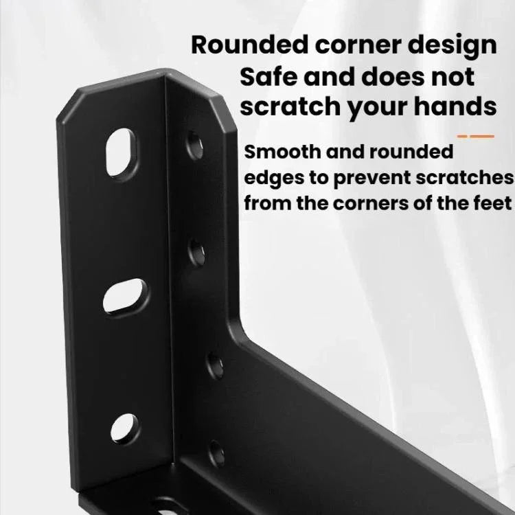 2pcs Support flottant Support de bureau Support mural flottant, Noir 222mm, Noir 282mm, Noir 312mm, Noir 352mm, Noir 432mm, Acier inoxydable 222mm, Acier inoxydable 282mm, Acier inoxydable 312mm, Acier inoxydable 352mm