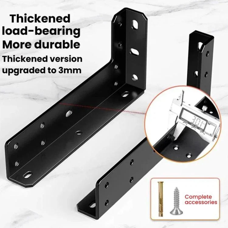 2pcs Support flottant Support de bureau Support mural flottant, Noir 222mm, Noir 282mm, Noir 312mm, Noir 352mm, Noir 432mm, Acier inoxydable 222mm, Acier inoxydable 282mm, Acier inoxydable 312mm, Acier inoxydable 352mm