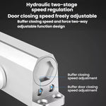 Ferme-porte automatique, ferme-porte hydraulique, ferme-porte coulissante domestique, petite non-positionnée, petite positionnée à 90 degrés, grande non-positionnée, grande positionnée à 90 degrés, très grande non-positionnée