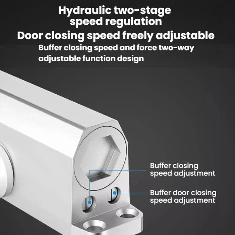 Ferme-porte automatique, ferme-porte hydraulique, ferme-porte coulissante domestique, petite non-positionnée, petite positionnée à 90 degrés, grande non-positionnée, grande positionnée à 90 degrés, très grande non-positionnée