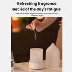 Diffuseur d'aromathérapie humidificateur de brouillard en forme de vase USB avec lumière d'ambiance colorée