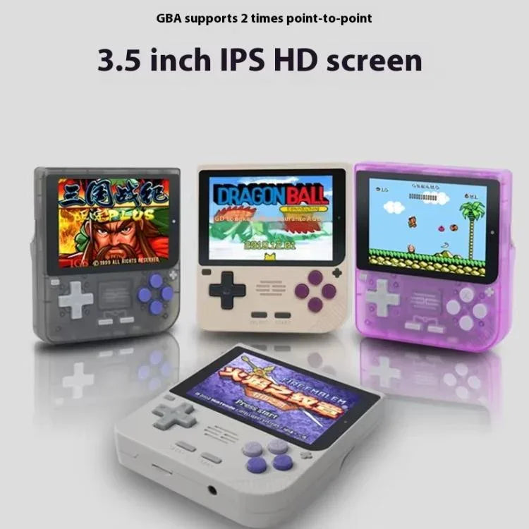 Console de jeu portable rétro POWKIDDY V10, écran IPS OCA 3,5 pouces, quad-core Cortex-A35 1,5 GHz, 64G, 128G