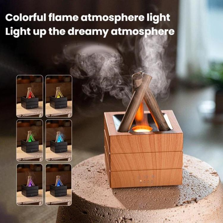 Diffuseur d'arômes Bonfire USB de bureau coloré et dégradé Humidificateur d'air