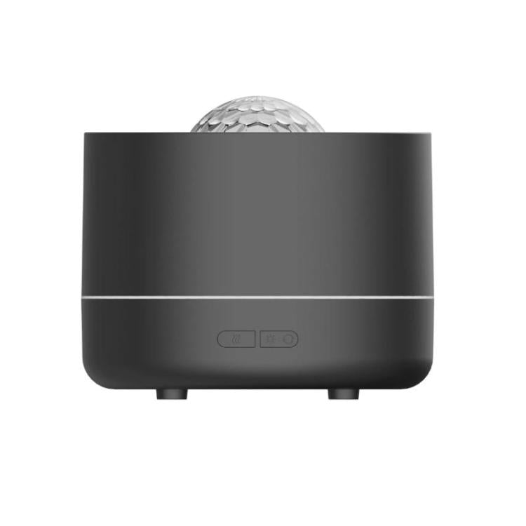 Humidificateur de bureau USB avec projection d'étoiles et lumière d'ambiance colorée à ondulations d'eau