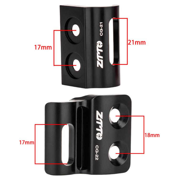 Support de dérailleur avant ZTTO pour vélo de route, clip de fixation CG21 noir, CG21 rouge, CG22 noir, CG22 rouge