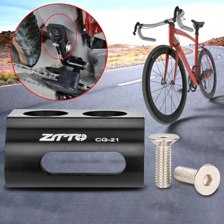 Support de dérailleur avant ZTTO pour vélo de route, clip de fixation CG21 noir, CG21 rouge, CG22 noir, CG22 rouge