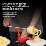 Coupe-pommes de terre torsadées manuel, machine à frites en spirale pour frites croustillantes et ondulées, coupe-pommes de terre torsadées