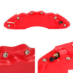 2pcs /Set Car High-Temperature Resistant Brake Caliper Cover Kit, S Red, M Red, L Red, S Blue, M Blue, L Blue, S Yellow, M Yellow, L Yellow, S Silver, M Silver, L Silver, S Black, M Black, L Black