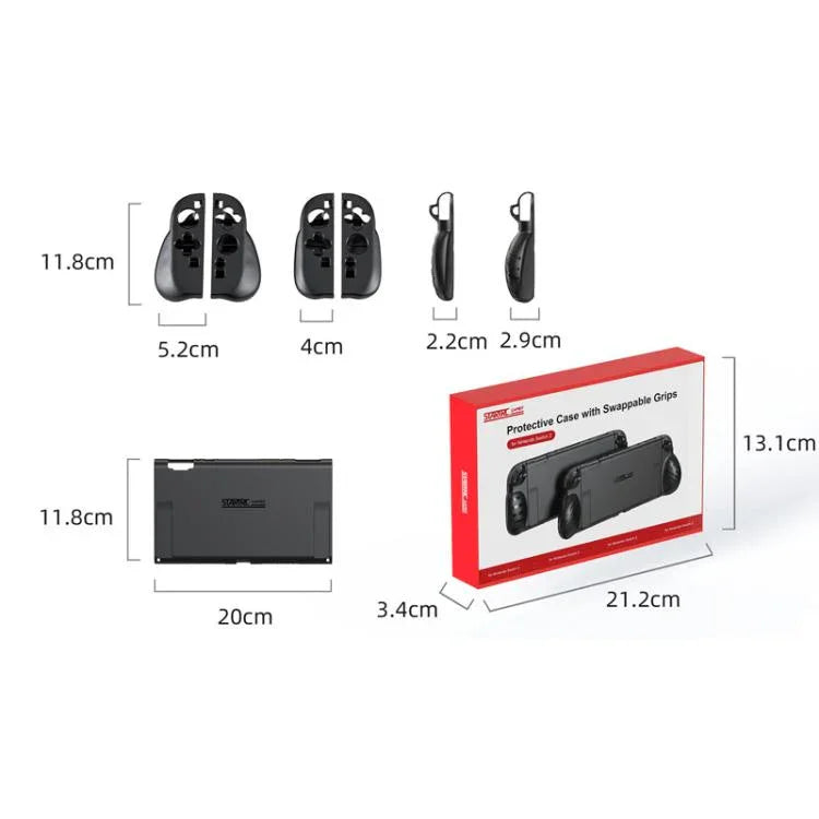 Housse de protection STARTRC GAMES pour console Nintendo Switch 2, étui double poignée séparée